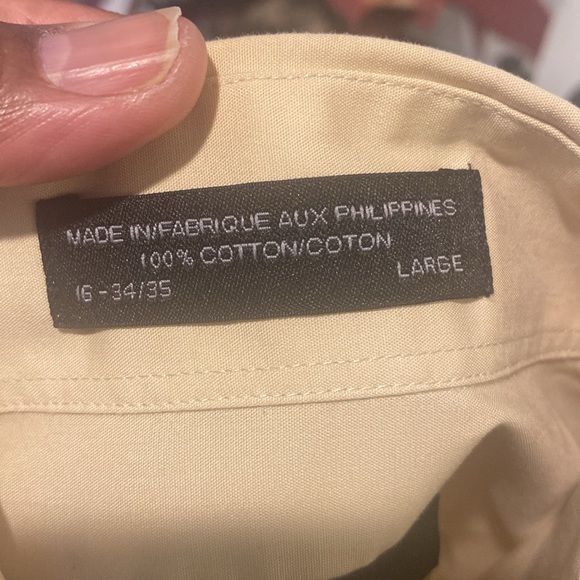 Claiborne size 16-34/35 shirt good condition - Picture 4 of 5